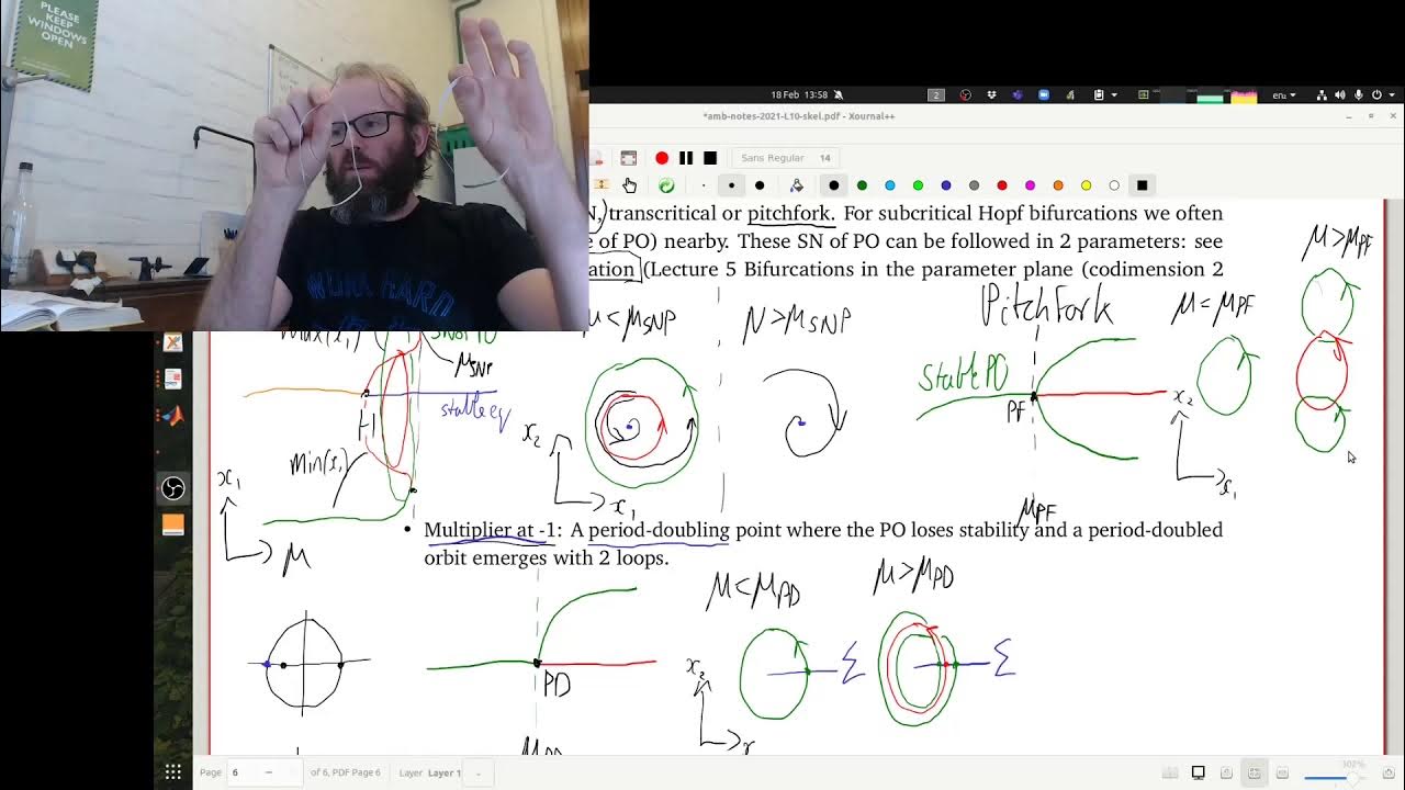 Bifurcations of Periodic Orbits Pitchfork and Period Doubling YouTube