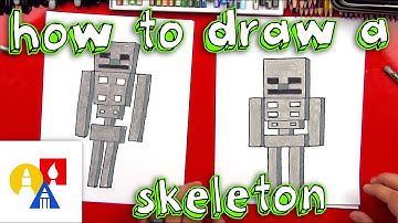 How To Draw A Minecraft Skeleton