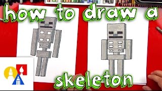 How To Draw A Minecraft Skeleton(Learn how to draw a Minecraft skeleton with us! EMAIL A PHOTO OF YOUR ART: myart@artforkidshub.com MAIL US YOUR ART: Art for Kids Hub P.O. Box 927 ..., 2015-08-18T18:45:30.000Z)