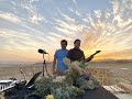 California sunshine  dclock  live set at masada overlooking the dead sea