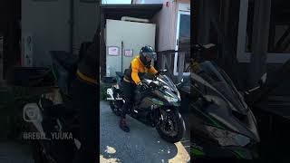 Kawasaki ZX4Rの乗り出し🏍 #レンタルバイク #kawasaki #zx4r #automobile #バイク女子