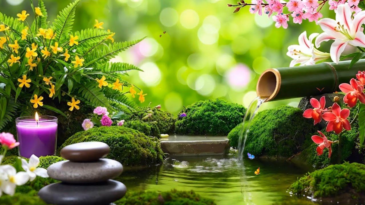 Water Calm Instruments Calming Music and Gentle Water Sounds to Anxiety and Stress Relief ...