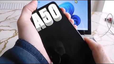 How to turn on samsung A50 without power button