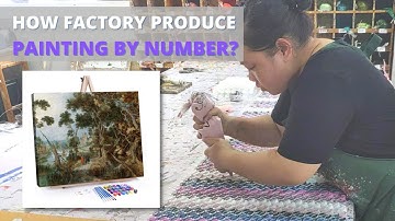 How Factory Produce Painting by Number? DIY Oil Painting Art Manufacturer Review