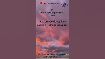 🚩 15 Red Flags 🚩 You Can’t Ignore | Jealousy! #shorts #shortvideo #redflags