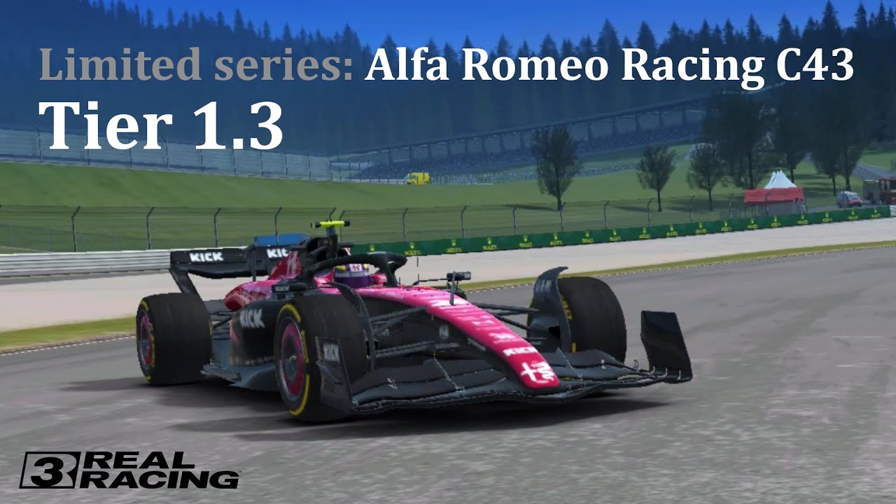 Real Racing 3 · Limited Series · Alfa Romeo Racing C43 · Tier 1.3 · Cup ...