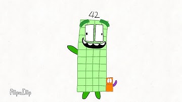 Numberblocks in a Nutshell but with Fanmade Poses Part 5 - the Rest of the Forties in a nutshell