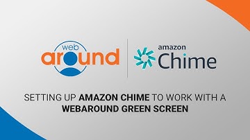 How to Set up Amazon Chime Virtual Backgrounds with the Webaround