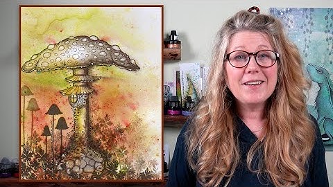 The Forest Inn on a Dinkles Background by Tracey Dutton