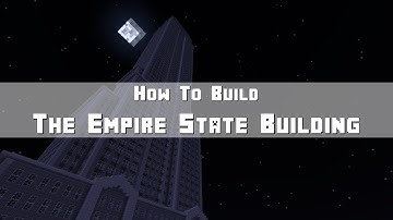 Minecraft: How To Build The Empire State Building (Skyscraper) Part 1 - The Base