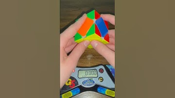 Skewb Z Perm Executed in 0.98 Seconds #skewb #cube