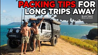 2 DAYS TO PACK FOR A THREE MONTH TRIP! TOURING TIPS!