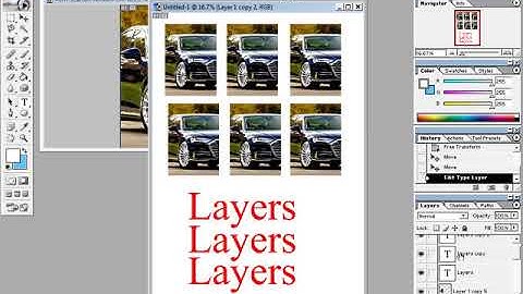 Photoshop এ Layers এর কাজ কি