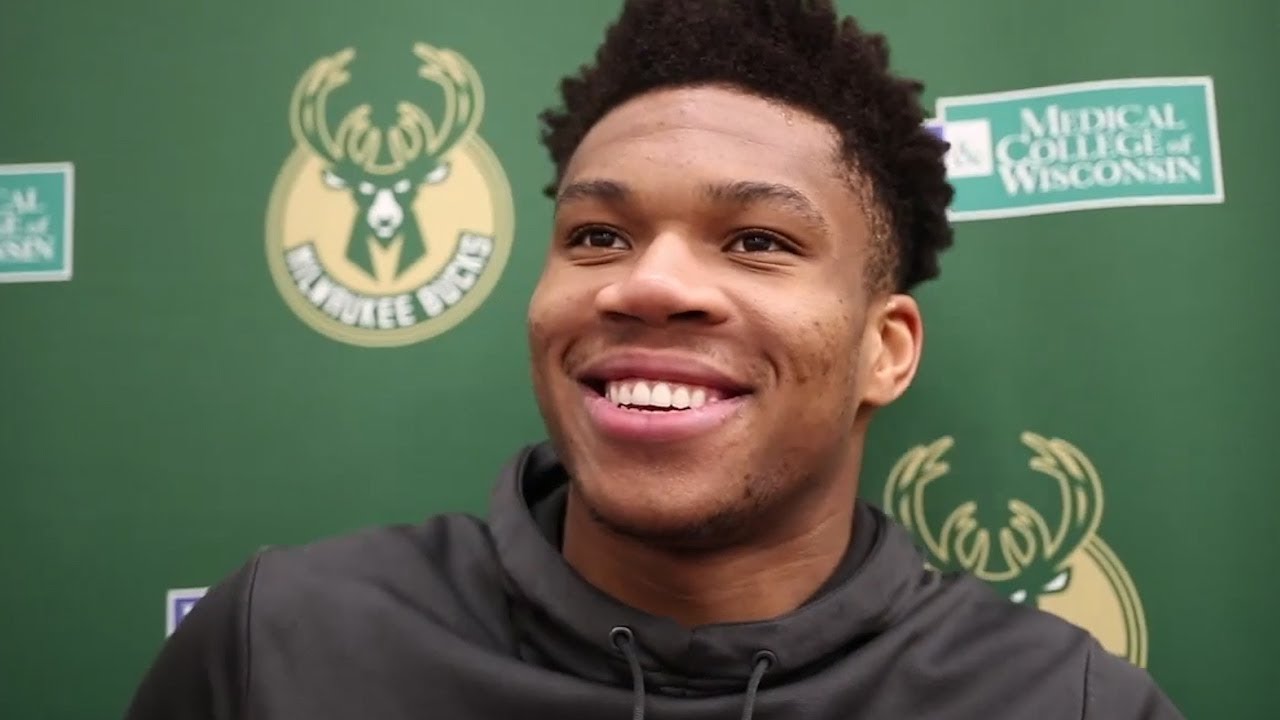 Giannis Antetokounmpo discusses the series with the Celtics - YouTube