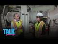Mikey gets a tour of the ALCOSAN wastewater treatment plant