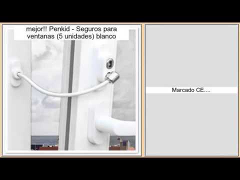 blanco 1 unidad Seguro para ventanas Penkid