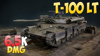 Т-100ЛТ - 9 Kills 6.5K DMG - В одиночку! - Мир Танков