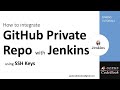 Jenkins 5  integrate github private repository with jenkins job using ssh keys