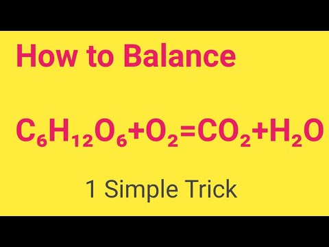 glucose o2 h2o co2 equation balanced oxygen