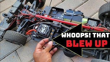 8s Arrma Felony | Blew up the ESC!