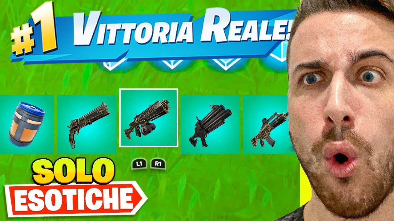 Gioco con SOLO le NUOVE Armi ESOTICHE e VINCO! *SFIDA IMPOSSIBILE* Stagione 2 Capitolo 6 Fortnite