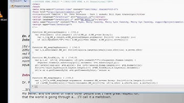 Camelot Translation Project: Downloading an English Transcript (1/3)