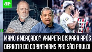 Thumbnail for "Cara, se o Mano FOR DEMITIDO, VAI SAIR do Corinthians com..." Vampeta DISPARA após 2x1 do São Paulo