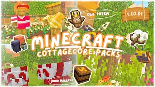 Minecraft PE Cottagecore addons/resource packs 1.20+  (cute textures, cozy mobs + new crop)