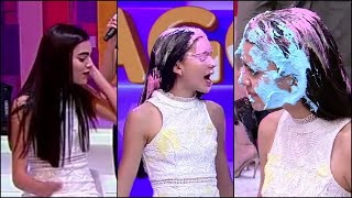 Renata Guerra Slimed and Pie in Face & Hair