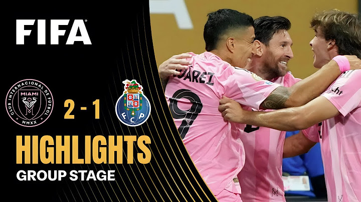 Inter Miami vs FC Porto 2 - 1 | Highlights & Goals | FIFA Club World Cup 2025