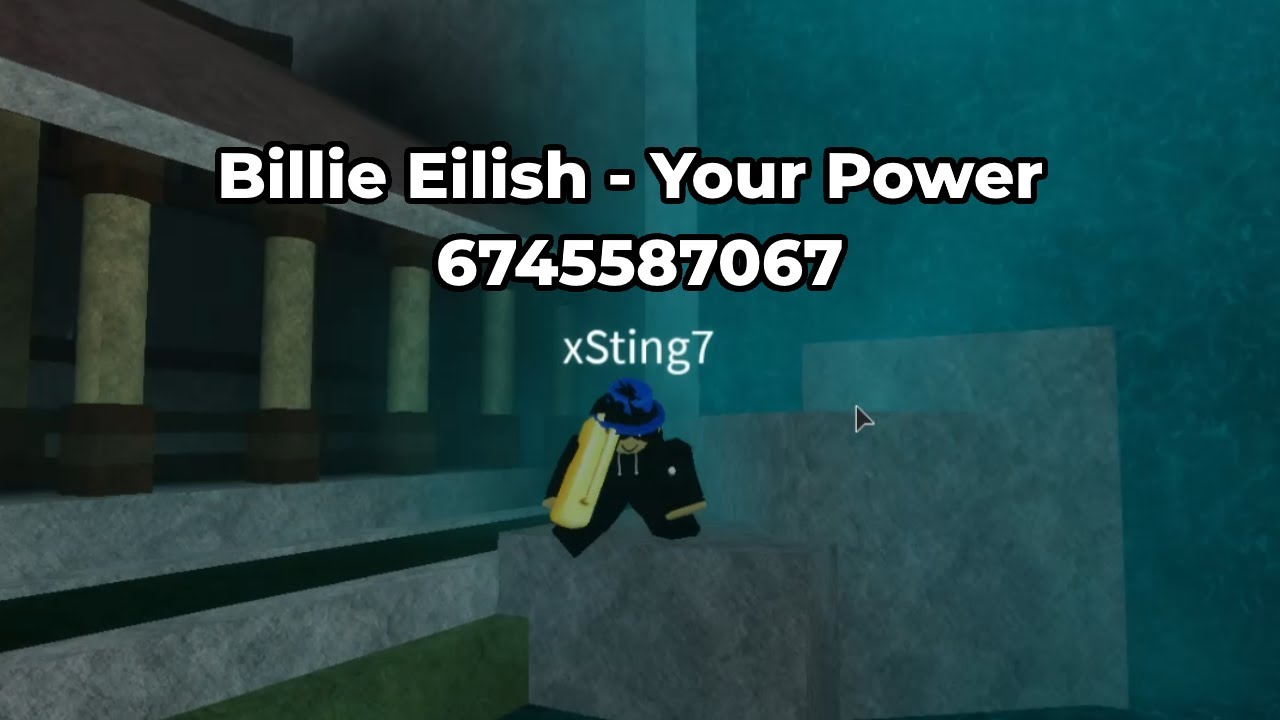 Billie Eilish Your Power Roblox Music Code YouTube