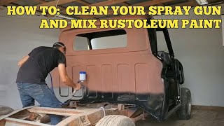 Let's Spray | Rustoleum FLAT Black on a Chevy cab
