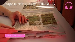Page Turning Bliss: Crinkly Magazine, Plastic Sheet Protectors, and  Newspapers - No Talking screenshot 3