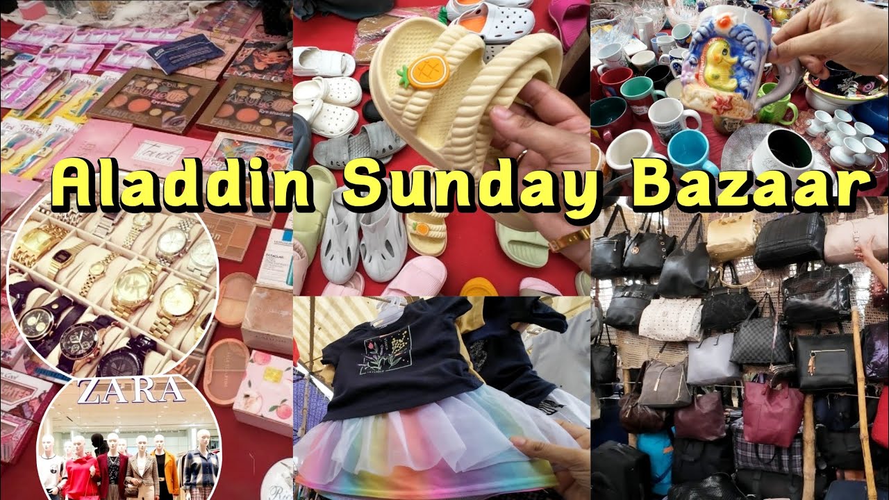 Aladdin Itwaar Bazaar Karachi | Found Branded items at Sunday Bazaar