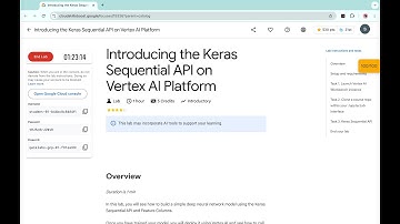 Introducing the Keras Sequential API on Vertex AI Platform | #qwiklabs | #coursera