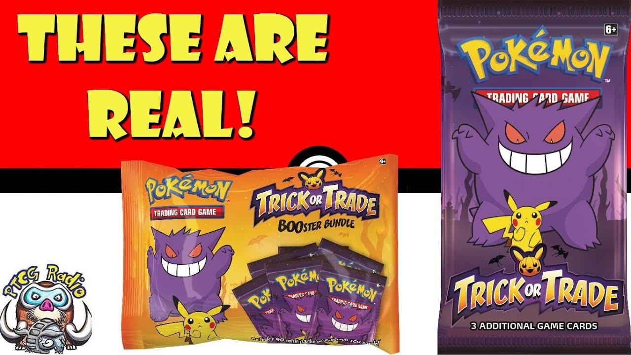 Official Pokémon TCG Halloween BOOster Packs Revealed! Trick or Trade