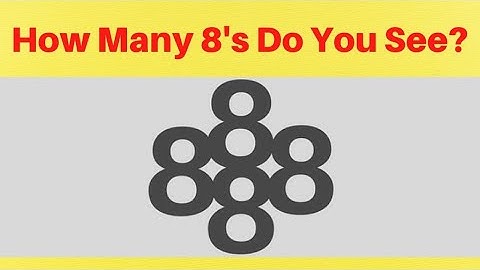 How many 8s do you see in this picture | Viral Picture Puzzle