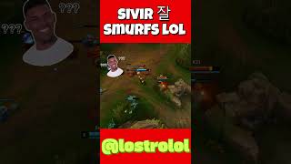 sivir  adc smurfs - league of legendes- LOL