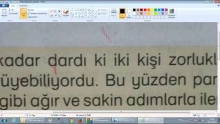 Paintte Resim Üzerindeki Lekeyi Yoketme