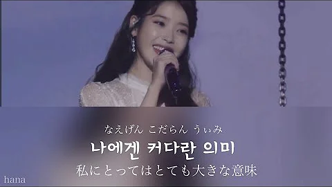 【日本語字幕・カナルビ】 IU / 너의 의미 あなたの意味