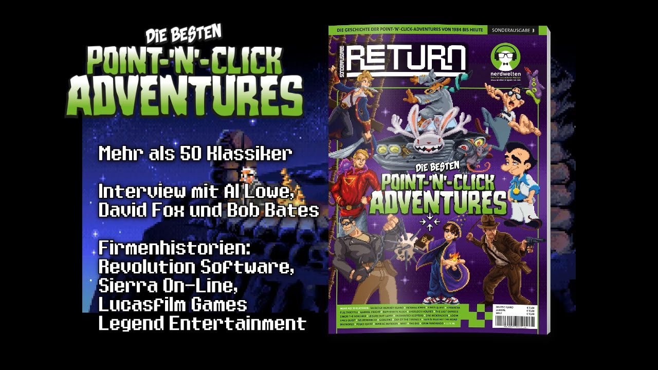 RETURN Sonderausgabe 3: Die besten Point-’n’-Click-Adventures - YouTube