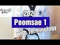 Taekwondo poomsae 1 with terminology 2023