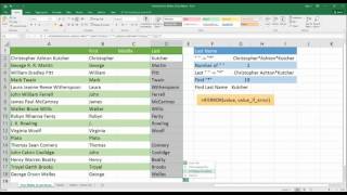 Extracting First, Middle, & Last Names