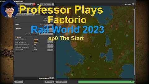 Factorio Rail World 2023 ep0 The Start