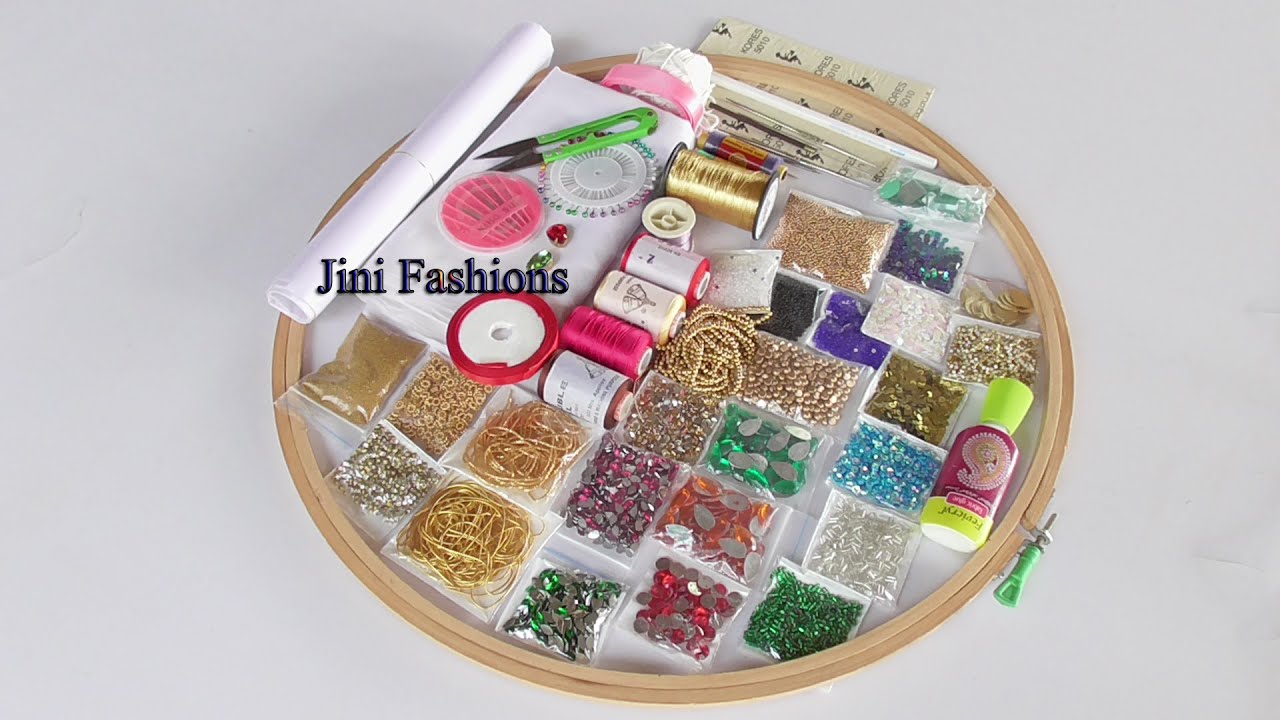 Aari work materials 3 Types of aari material kit YouTube