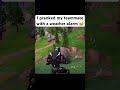 Siren head was coming for him😭 full vid out now on my channel!! #fortnite #troll #sirenhead #funny