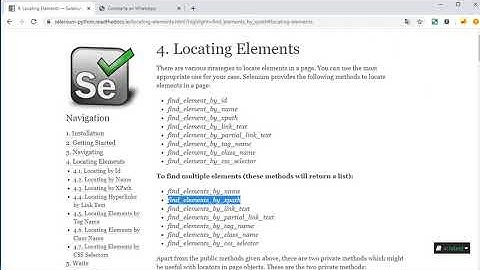 Crea tu BOT de mensajería whatsapp con Python y Selenium    3/4