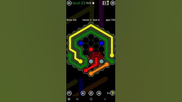 How To Solve Flow Free Hexes 9x9 Mania Level 83 Board Walk Through Solution Walkthrough