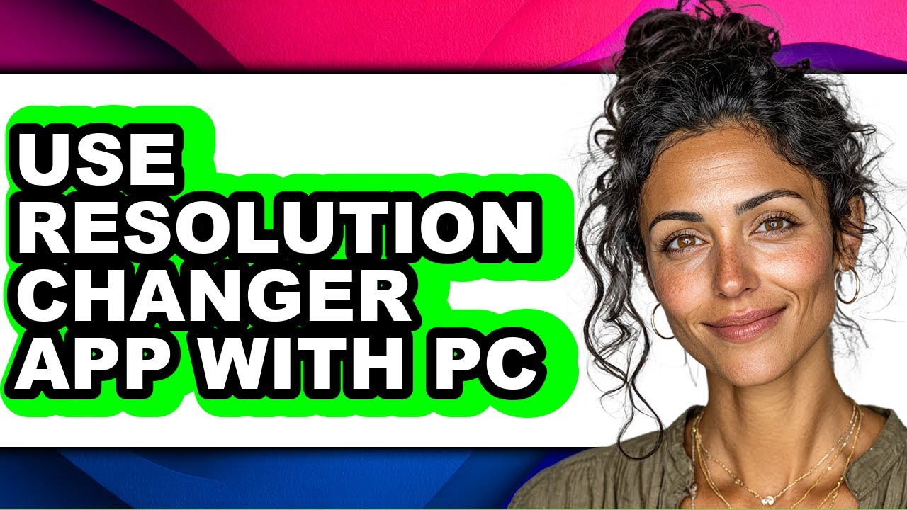 How to Use Resolution Changer App with Pc - Step by Step - YouTube