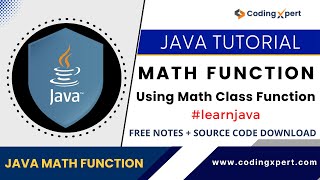Java Math Class - A Guide to the Java Math min(), max(), avg(), sin(), cos() for Beginners In Hindi